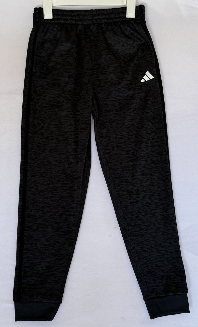 Adidas Regular Fit Track Pants Joggers Black Heather XL 18/20 A226